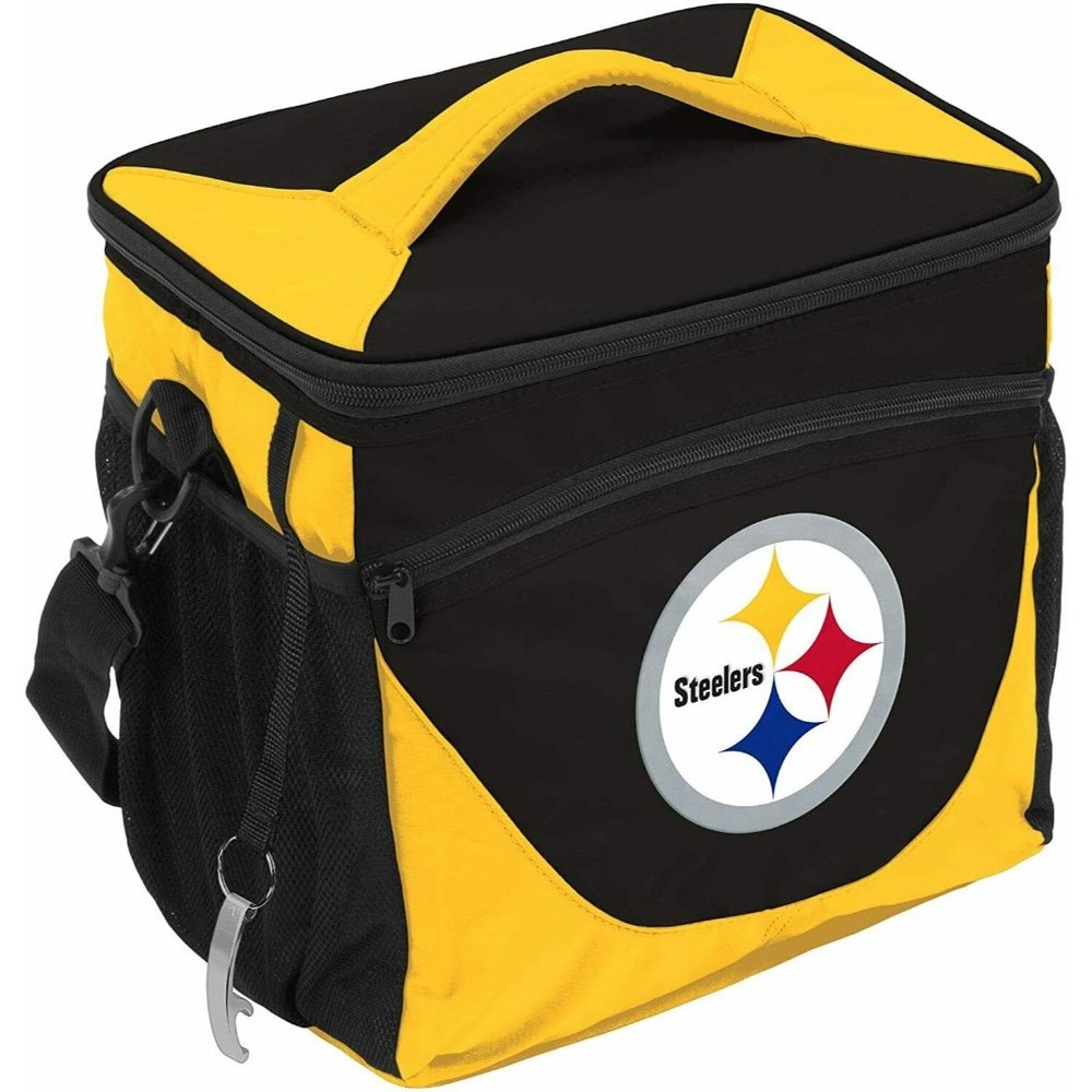 24 Can Cooler Pittsburgh Steelers LOGO Brands 625-63